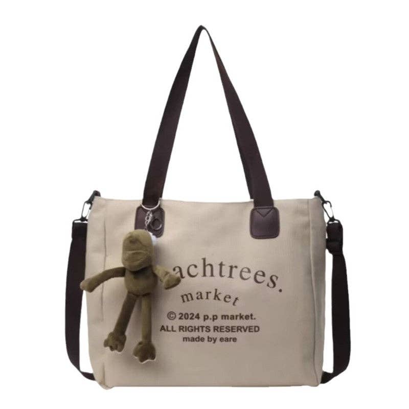 Sheer Trend - Wholesale Draagtas - Dames - Canvas tas met opdruk en hanger6