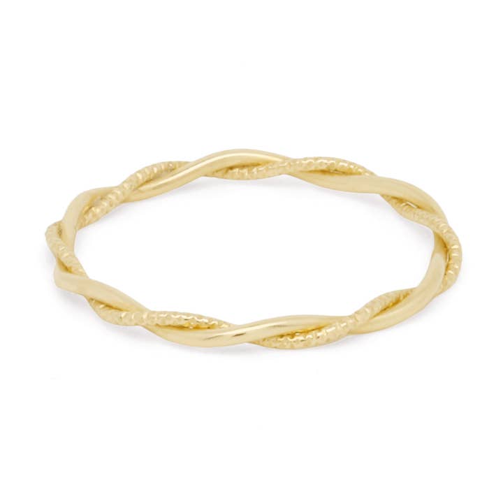 Anillo Jodi Twist para venta al por mayor de Agapantha Jewelry