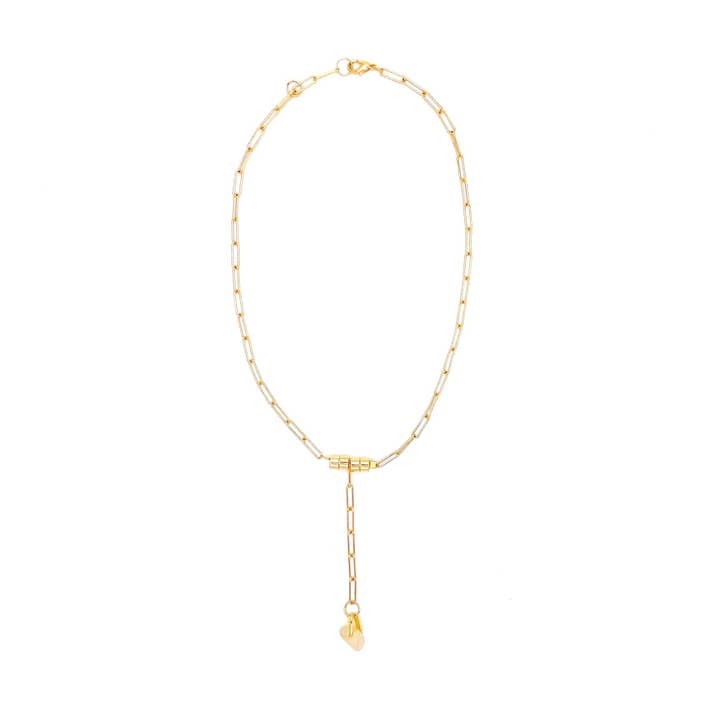 LUZ DE LA QUERRA - Wholesale Pendant/Charm Necklace - Lea 24k gold plated necklace1