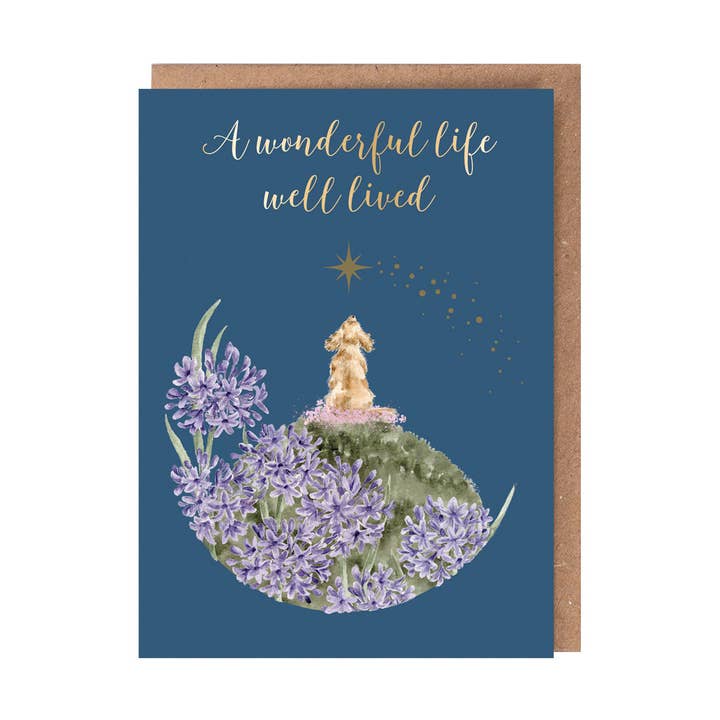 A Faithful Companion (Gold Foiled) for wholesale by Wrendale Designs