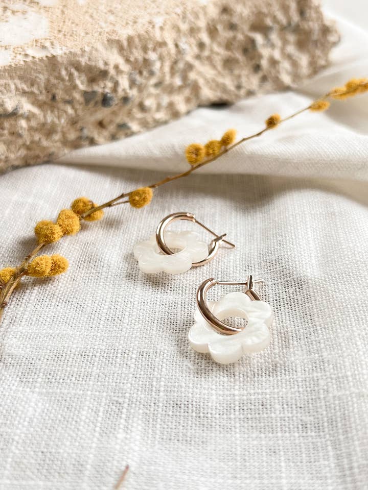 Créoles FLORE pour la vente par LEA ET MOI