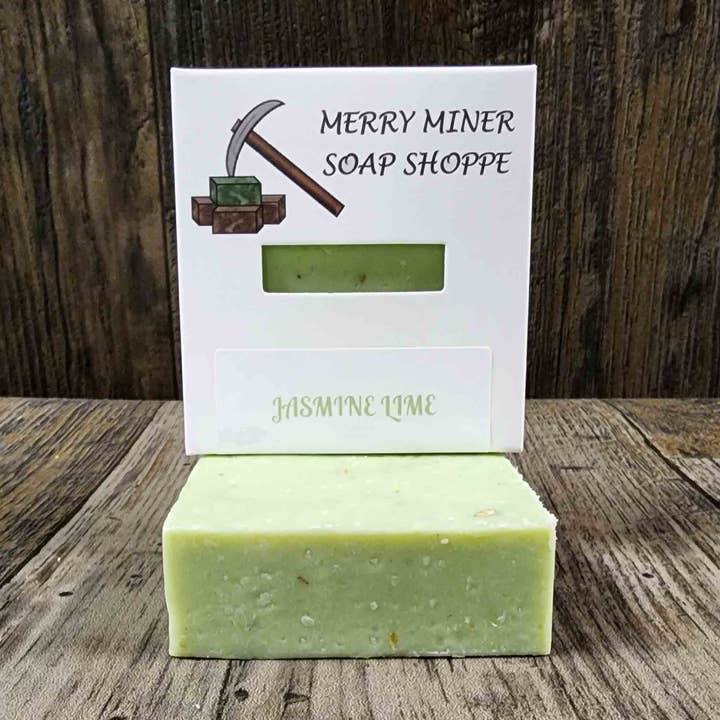 Jasmine Lime for wholesale by Merry Miner Soap Shoppe LLC