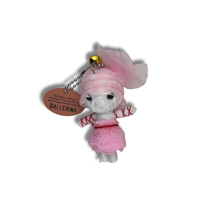The H&H Group - Wholesale Keychain - Women's - Ballerina - Watchover Voodoo Dolls - Keychain