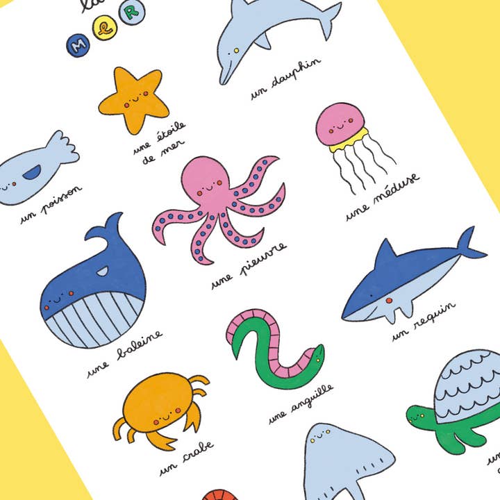 Imagier de la mer pour la vente par Marylou Chalon