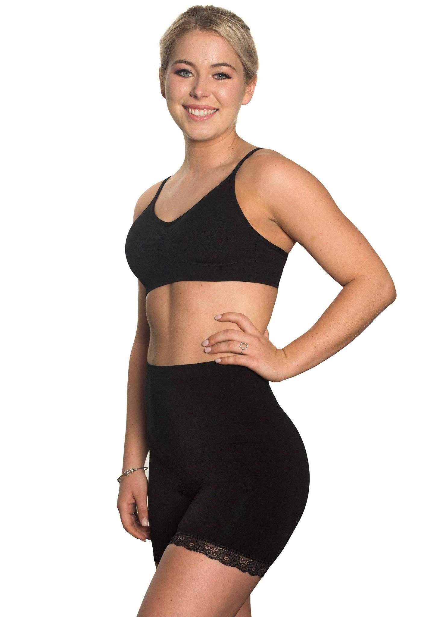 B Free AUSTRALIA - Wholesale Underwear - Women's - Anti Chafing High Rise Petite Cotton Shorts1