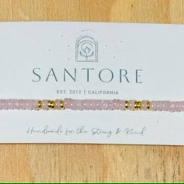 Santore Jewelry Company - Wholesale Beaded Bracelet - Linea Beaded Stretch Bracelet - Ships Carded41