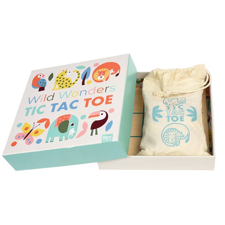 Rex B2B - Europe - Wholesale Board Game - Wooden tic-tac-toe - Wild Wonders2