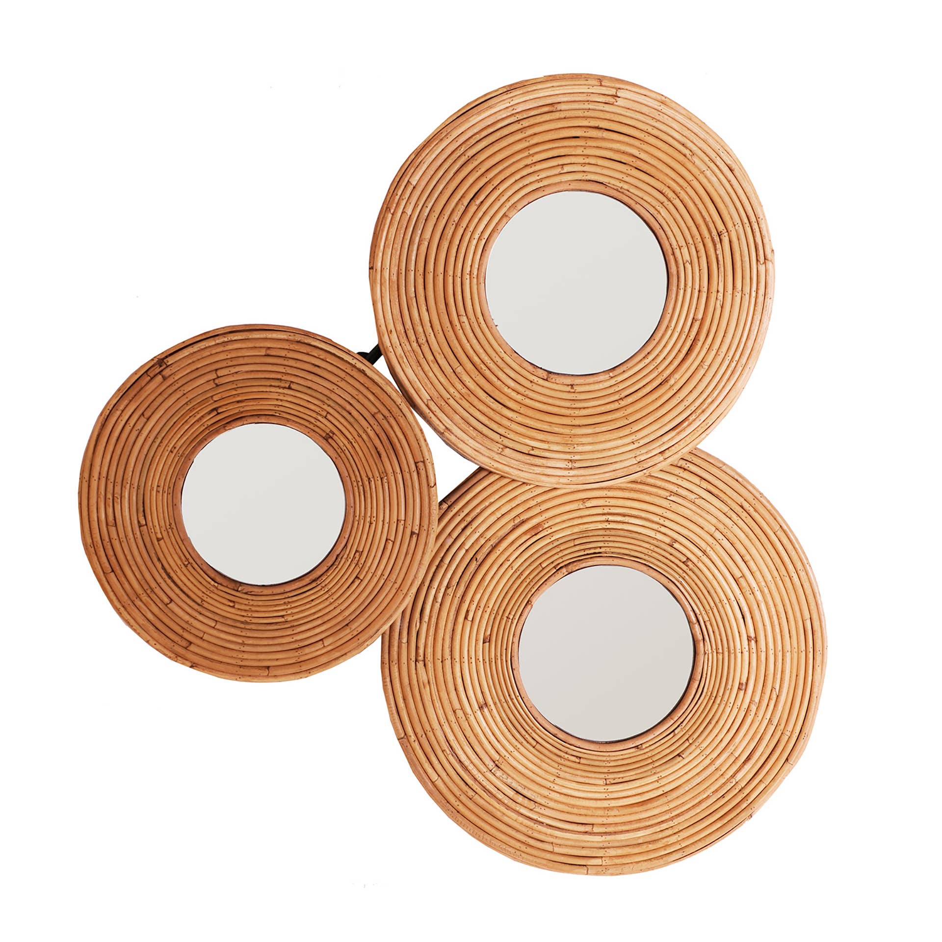 Kodu - Wholesale Wall Mirror - Mirror, Made of Bamboo, In Natural Color, 72X8X64Cm0