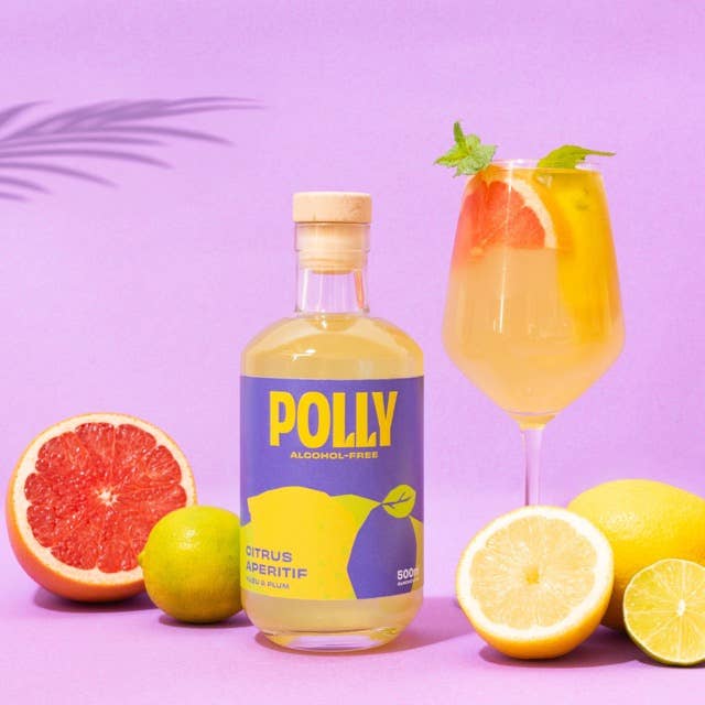 POLLY - Wholesale Alcoholvrij aperitief - POLLY Citrus Aperitief 500 ml - Alcoholvrij aperitief3