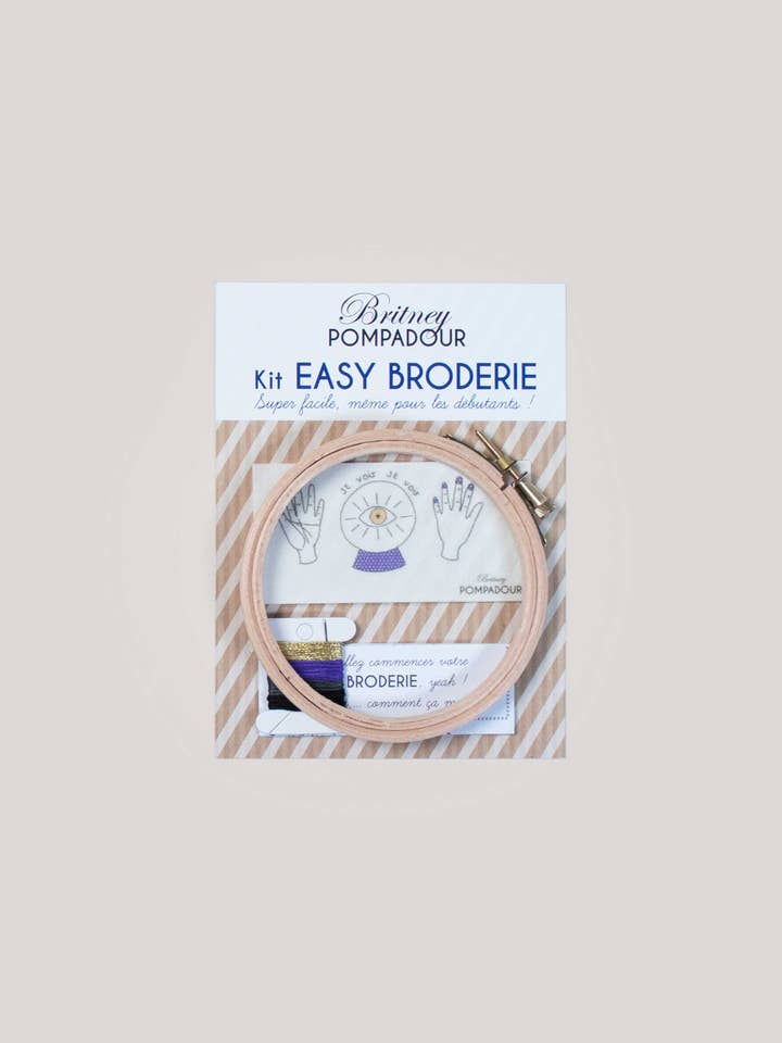 Kit Easy Embroidery - Crystal Ball for wholesale by Britney Pompadour - Broderie - Embroidery kit