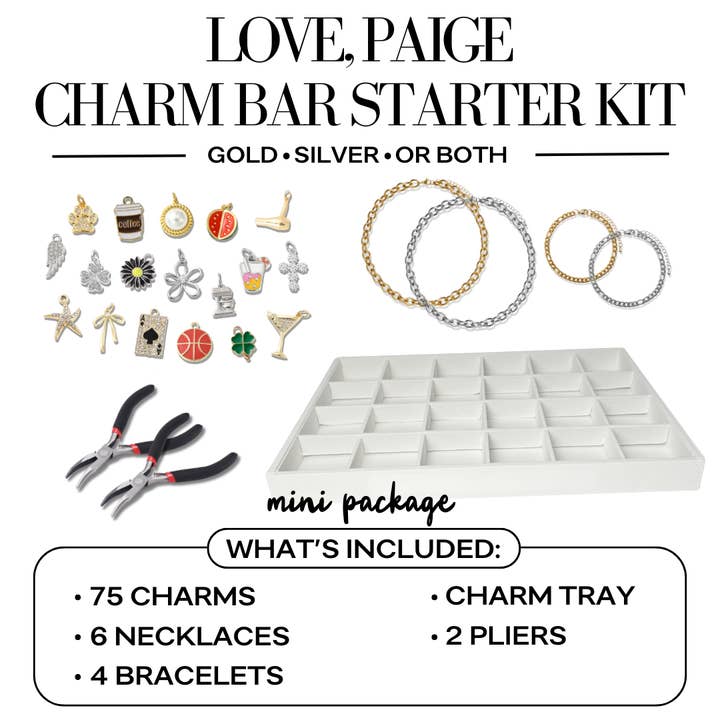 Mini Charm Bar Starter Kit Bundle for wholesale by Love, Paige Designs