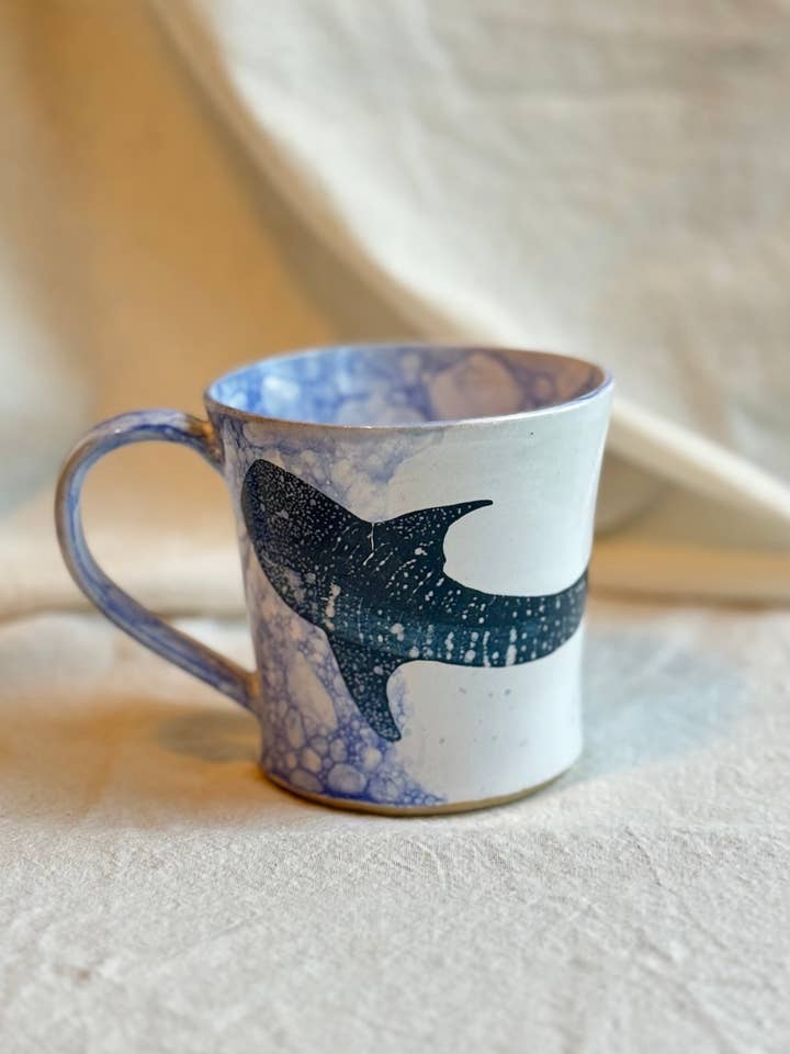 Whale Shark Mug for wholesale by Nina Paloma