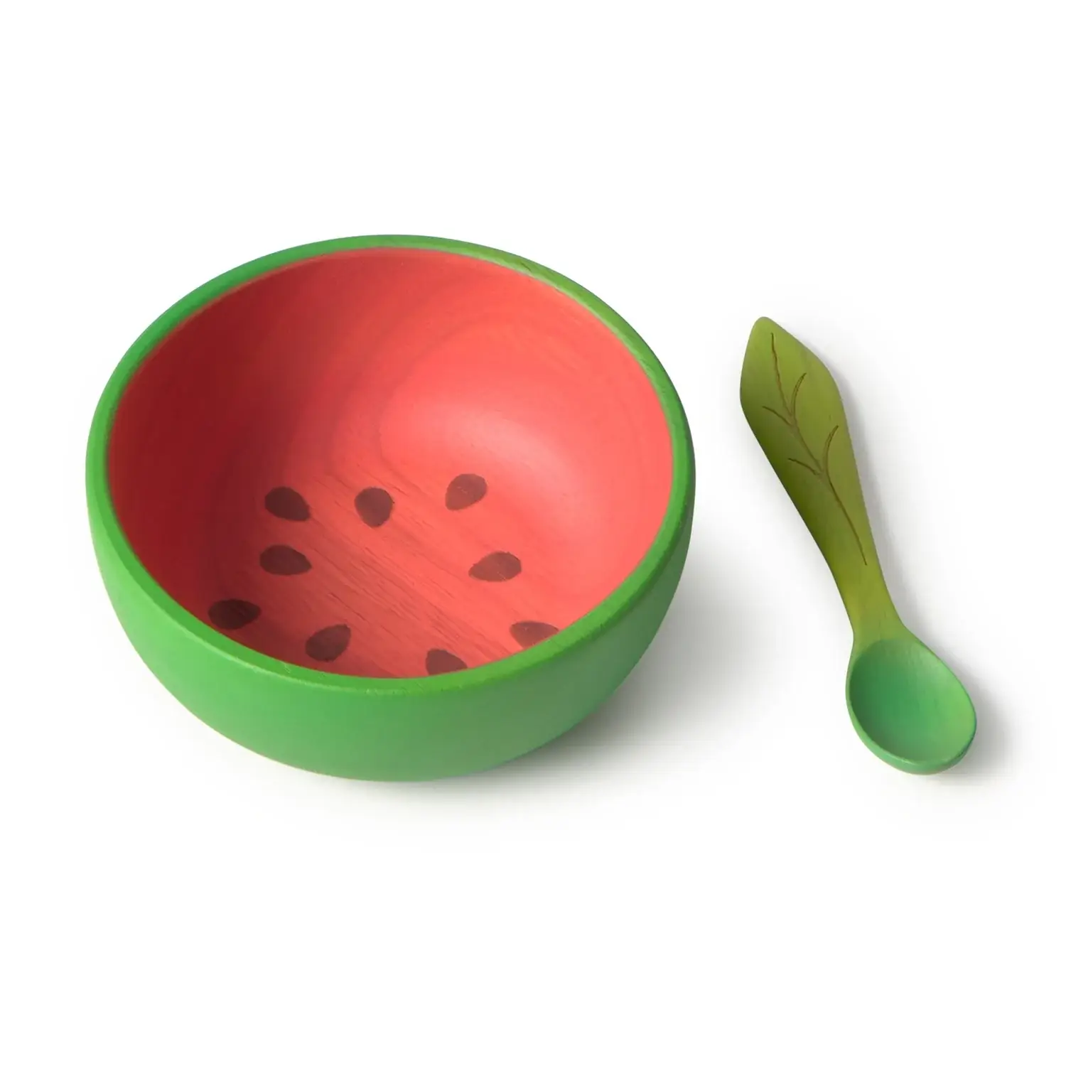 Little Concepts Distribution Ltd – wholesale Dinnerware set – Kids & Baby – Oli&Carol Wally the Watermelon Bowl & Spoon Set1