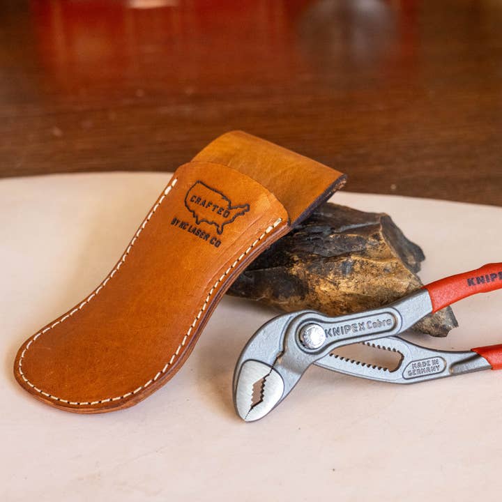 Funda de cuero para cinturón de alicates Knipex de 6 pulgadas para venta al por mayor de Kc Laser Co