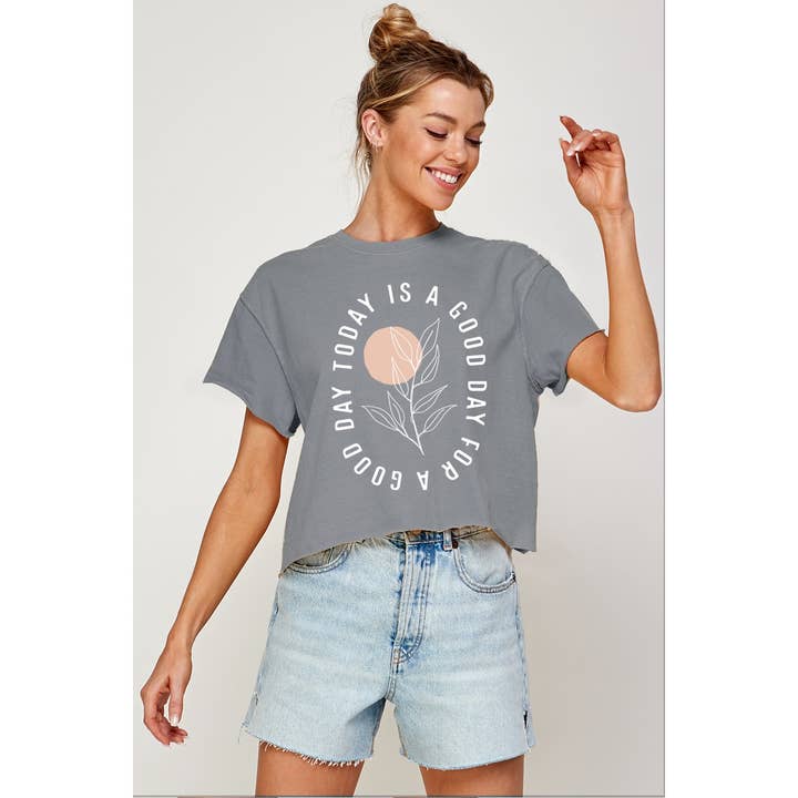 WESTERN GRAFISK TEE I DAG ER GOD DAG FOR EN GOD DAG for engroshandel hos Illustrated Society