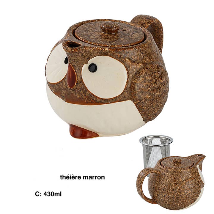 MinoCraft - Wholesale Tea Pot - Teapot with cute owl design9