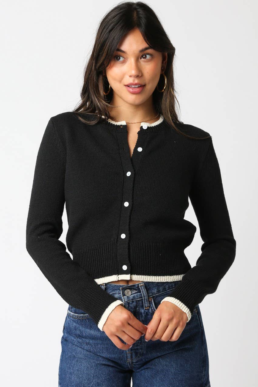 Olivaceous – wholesale Knitted jumper – Women′s – Tess Sweater3