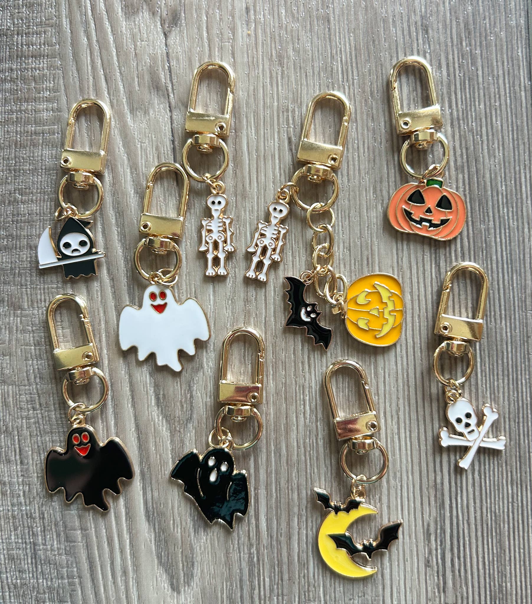 JILLIAN INK LLC - Wholesale Keychain - Women's - Halloween Bag Charm Small Keychain Charm10