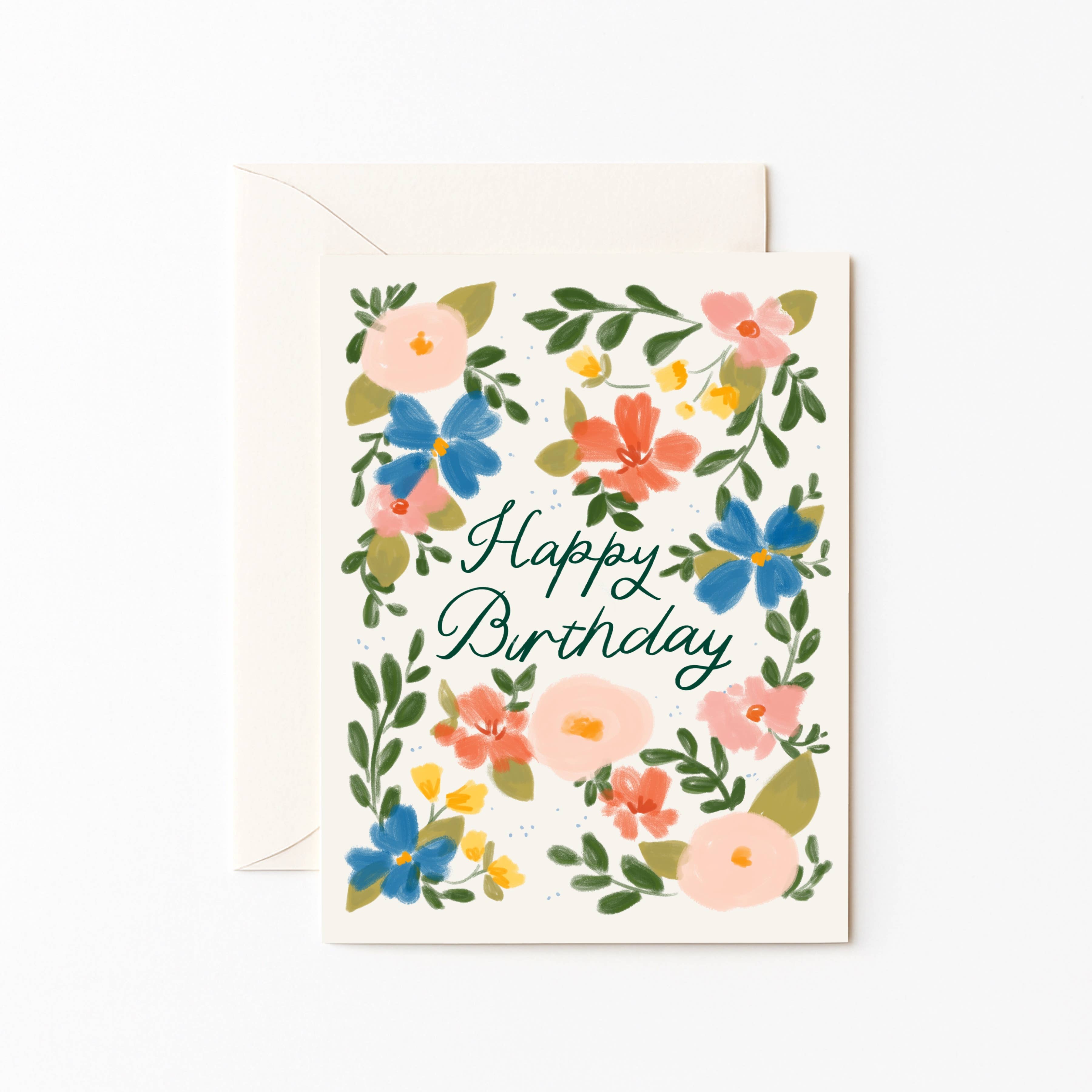 Olive and Lu Paper - Venta al por mayor Tarjetas de cumpleaños - ¡Feliz cumpleaños! Tarjeta