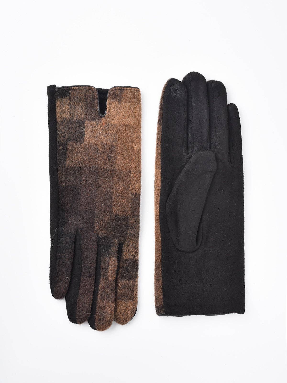 Funkyrel® Atzbranding Limited - Wholesale Gloves - Women's - Gloving - Winter Touchscreen Gloves with Plaid Patterns1