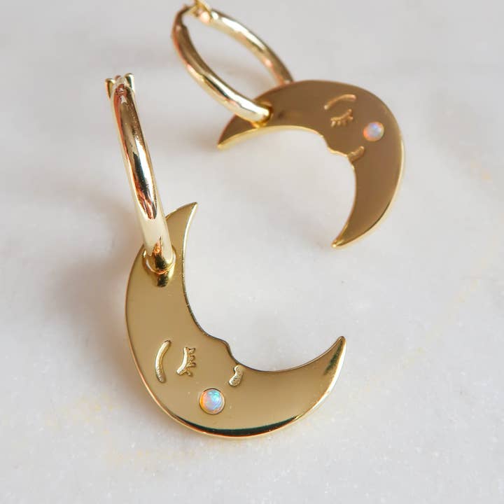 Du är mina Månbelysta Hemliga Månhoppsörhängen för wholesale av Bittersweet