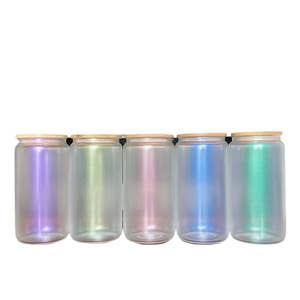 Shimmer Colored glass Libby cups rhinestone lid with straw 16oz RTS –  Little Lovies Boutique