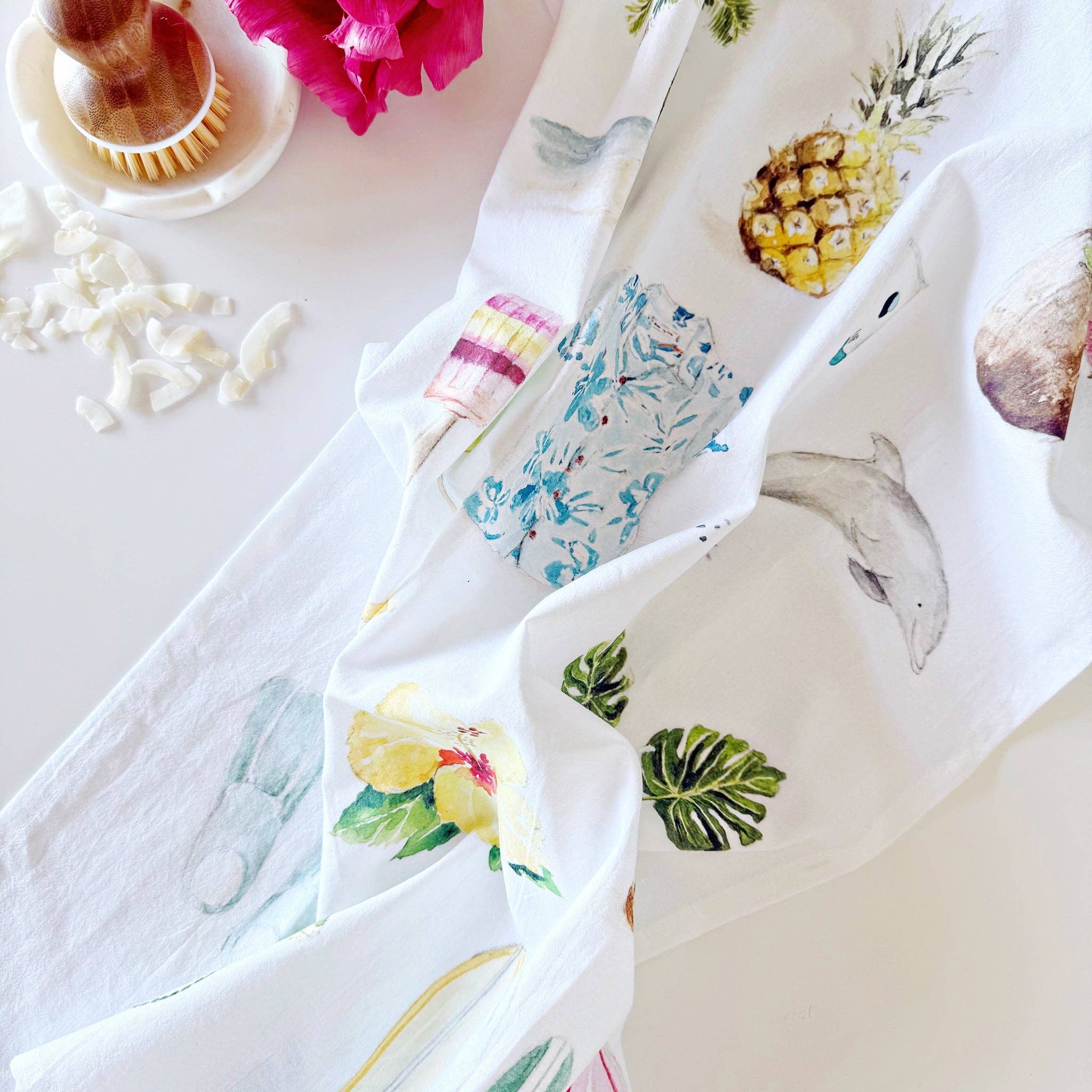 emily lex studio - Wholesale Tea Towel - tropical tea towel1