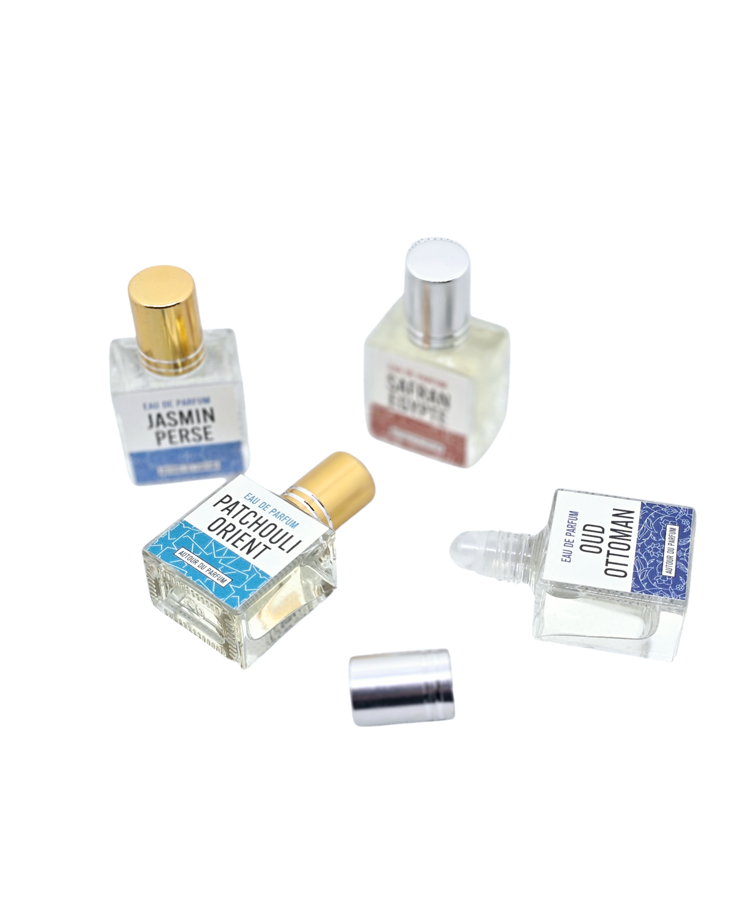 Autour Du Parfum - Vente Parfum/Eau de toilette - Eau de parfum: Coffret de 4 Eaux de parfum 10ML roll-on4