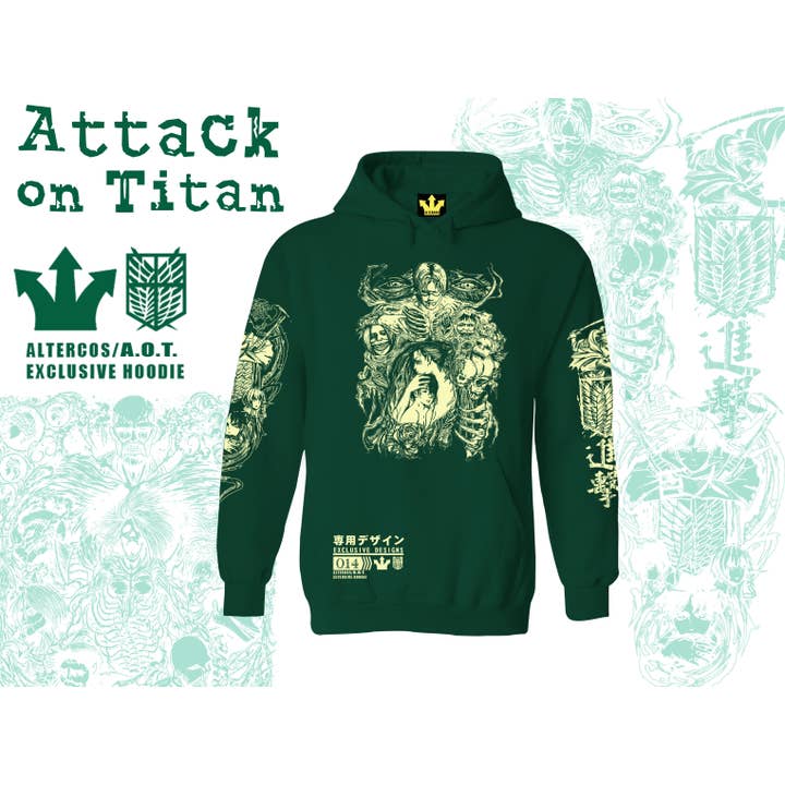 Altercos - Wholesale Hoodie - Unisex - Attack on Titan Hoodie1