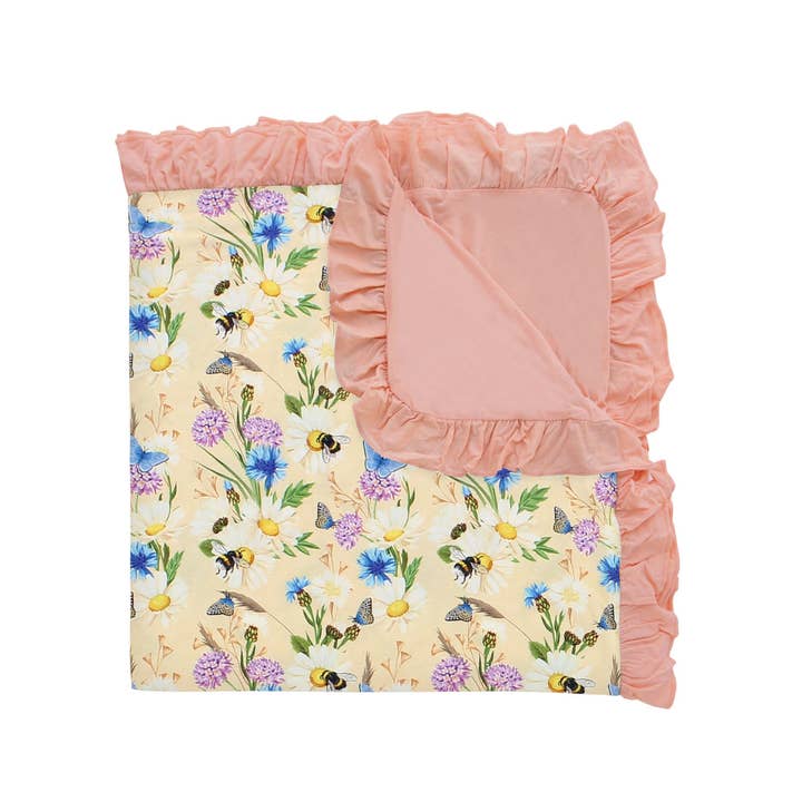 Double Sided Blanket - Morning Glory for wholesale by Cuddles N Giggles