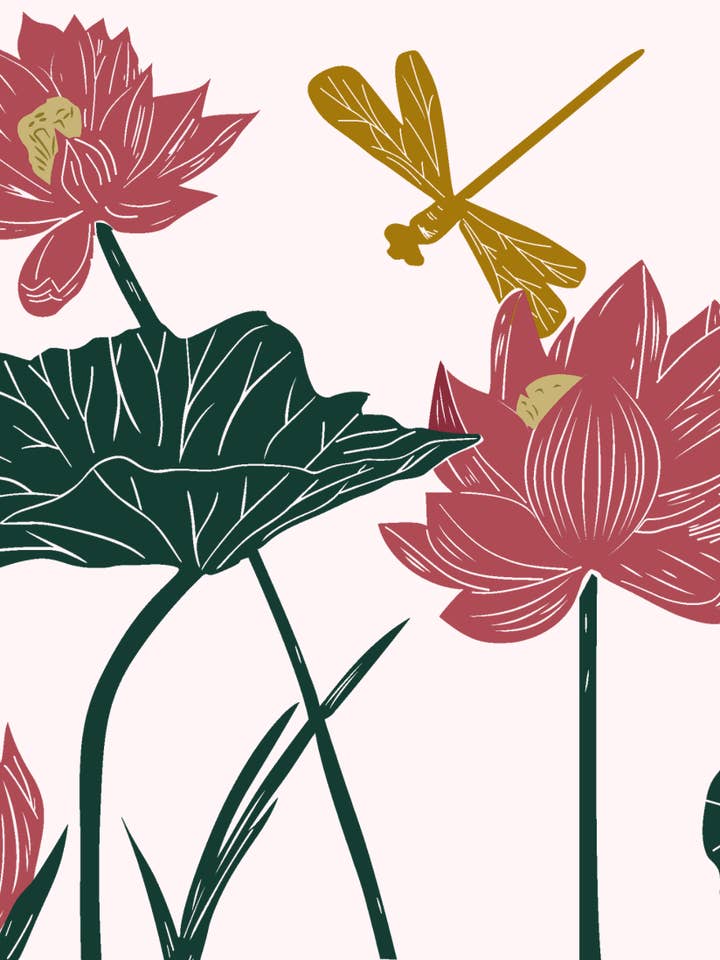 'Serene Understanding' Greeting Card for wholesale by Catie Lehman Art & Design