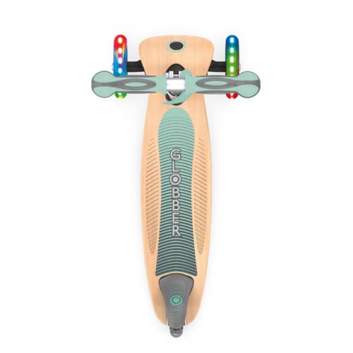Globber - Wholesale Bike/Scooter - Kids - Primo Foldable Wood Lights  3-Wheel Wooden Foldable Scooter