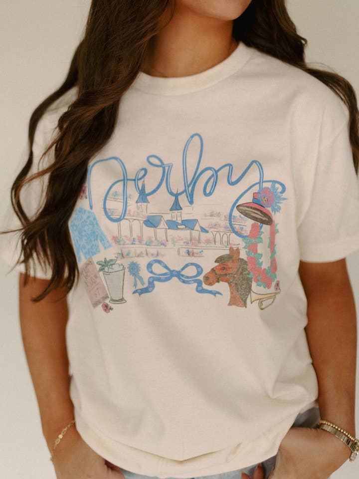 Kentucky Derby Graphic Tee for wholesale by Whitney | Chaudoin Creations