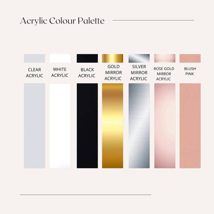 Décoration de gâteau double en acrylique personnalisée pour la vente par Lavender Co Creative