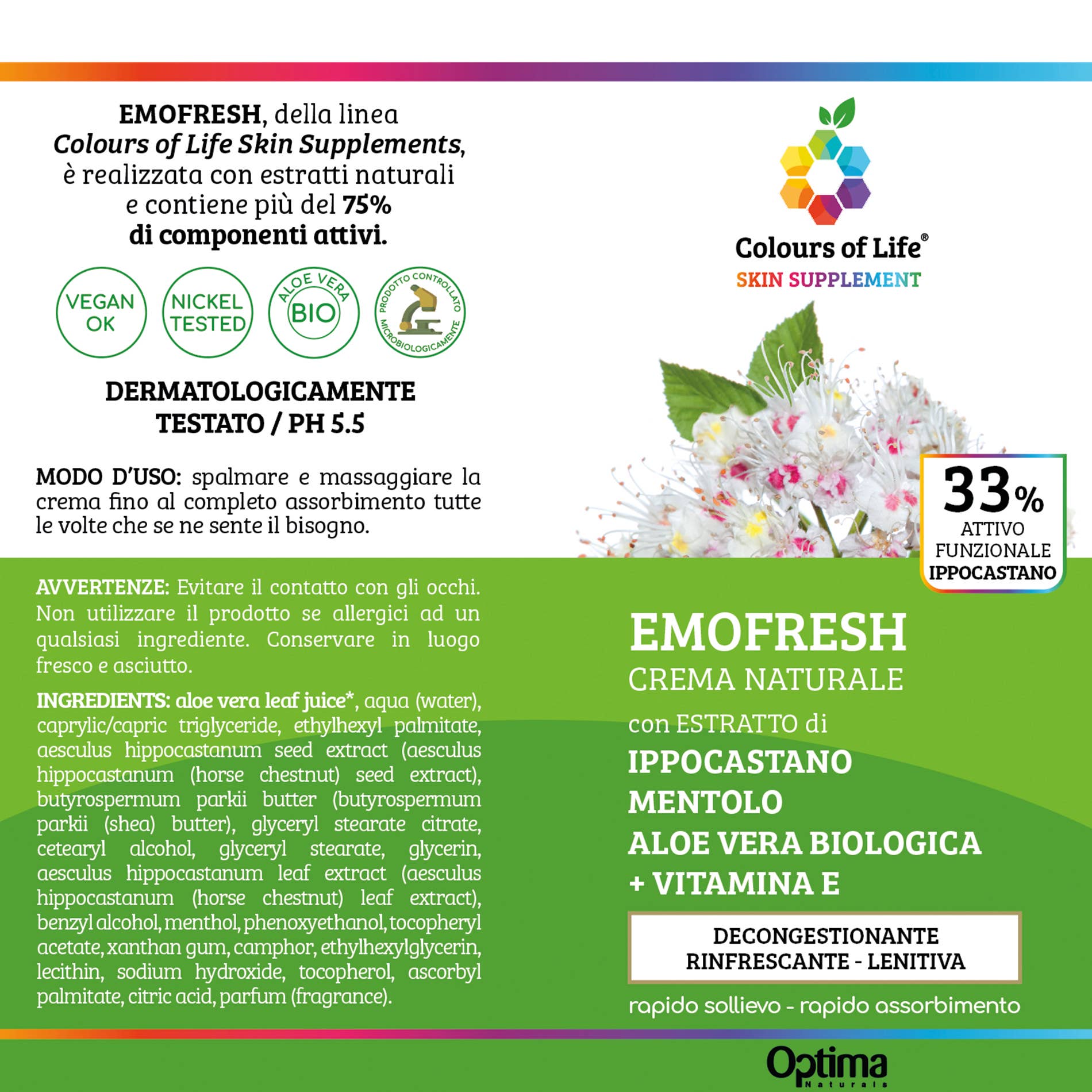 OPTIMA NATURALS - Wholesale Healing Salve/Balm/Cream - Eudermic Cream - EMOFRESH 100ml4