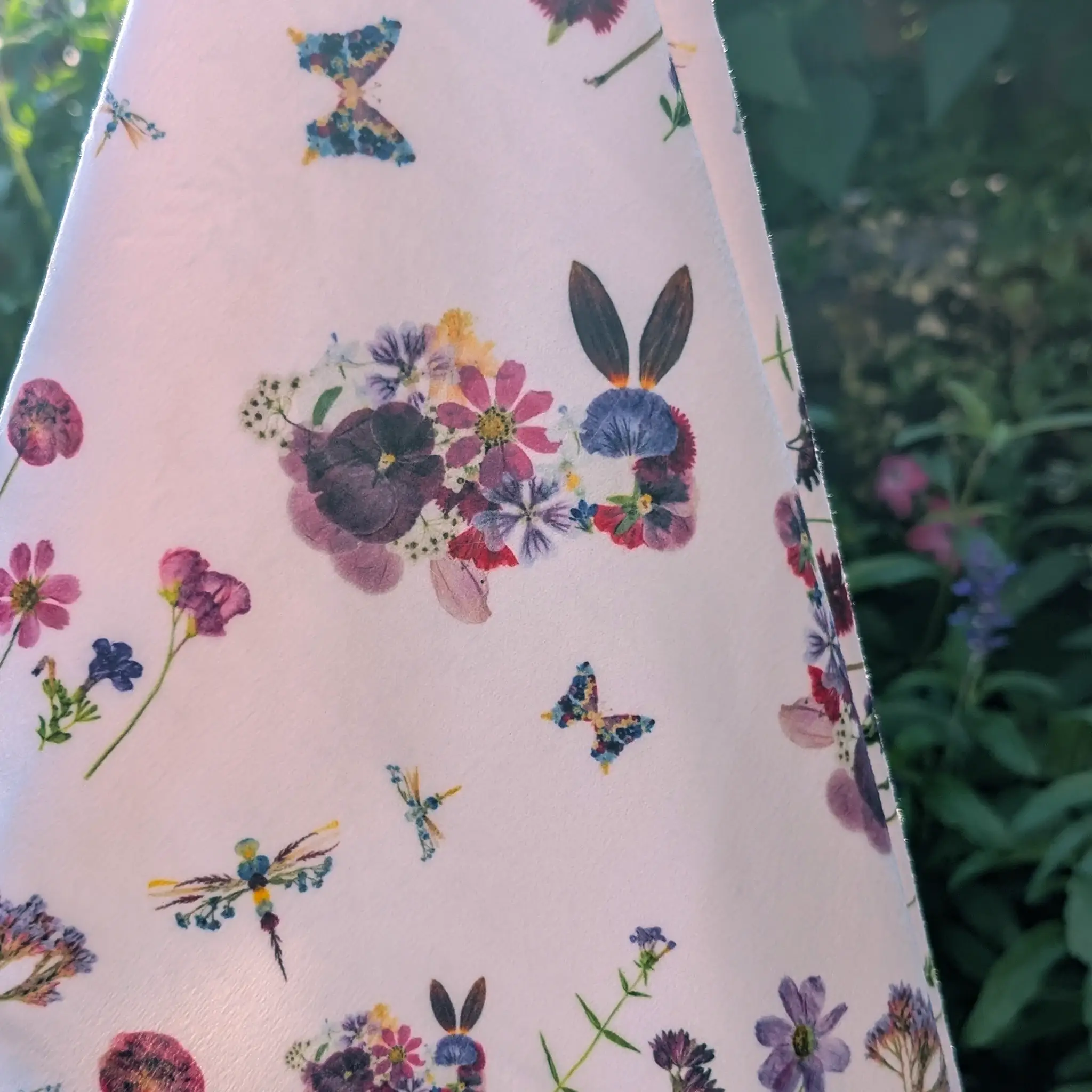 Oxeye Floral Co. - Wholesale Bedding Blanket - Kids & Baby - Garden Bunnies Minky Baby Blanket3