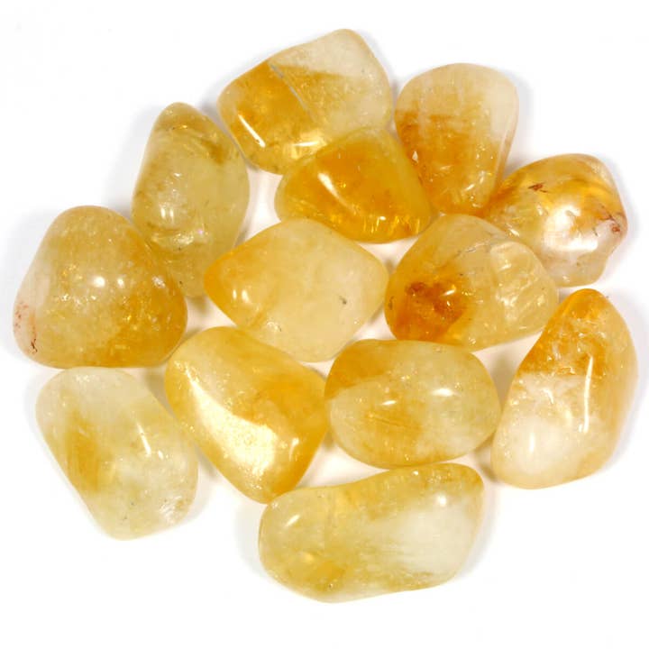 The Psychic Tree - Wholesale Spiritual Stone/Crystal - Citrine Polished Tumblestone Healing Crystals