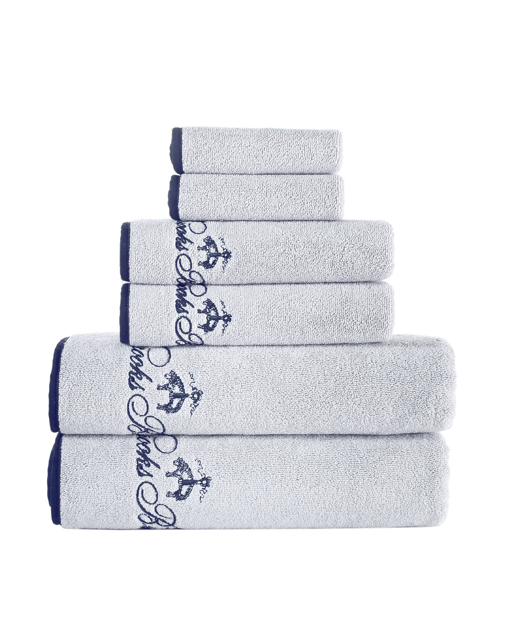 Brooks Brothers - Wholesale Towel Set - Brooks Brothers Contrast Frame 6 pcs Towel Set5