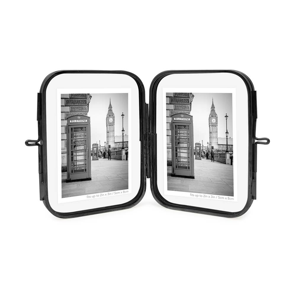 Isaac Jacobs International - Wholesale Picture Frame - Isaac Jacobs 2x3 Round-Edged Floating Frame with Locket3