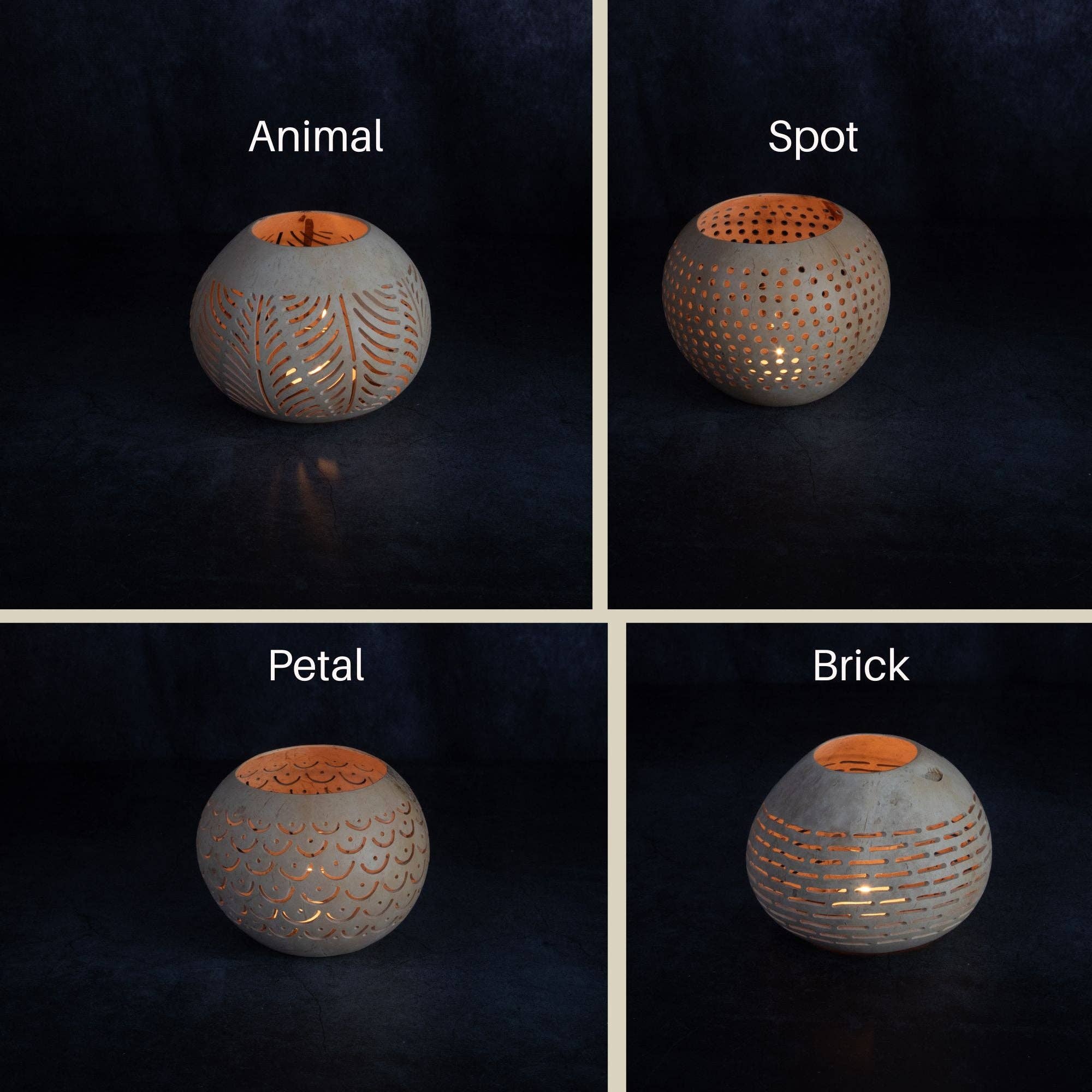 Jak Jak Home – wholesale Lantern – Ambient Pattern Candle Lantern1