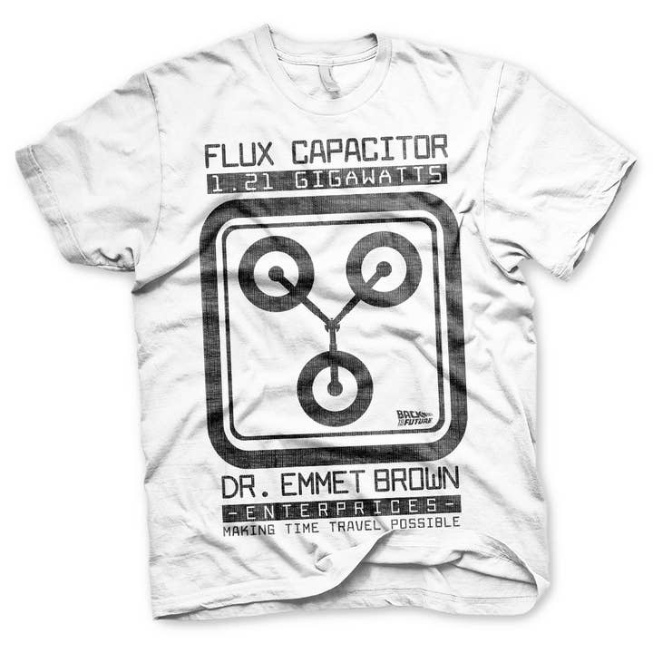 Hybris Production AB - Wholesale Screen Printed T-Shirt - Unisex - Flux Capacitor T-Shirt5