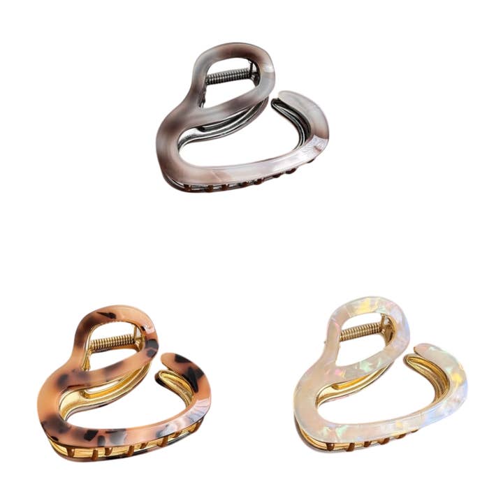 Valencia- Claw Hair Clip for wholesale by AA Designs Jewelry