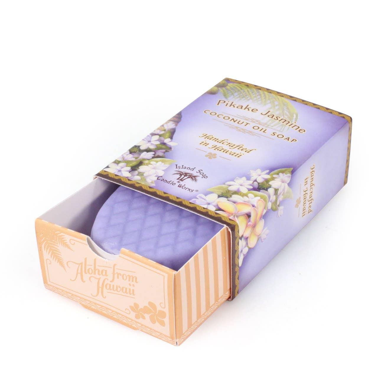 Island Soap & Candle Works - Wholesale Bar Soap - 2 oz. Pikake Jasmine bar Soap1