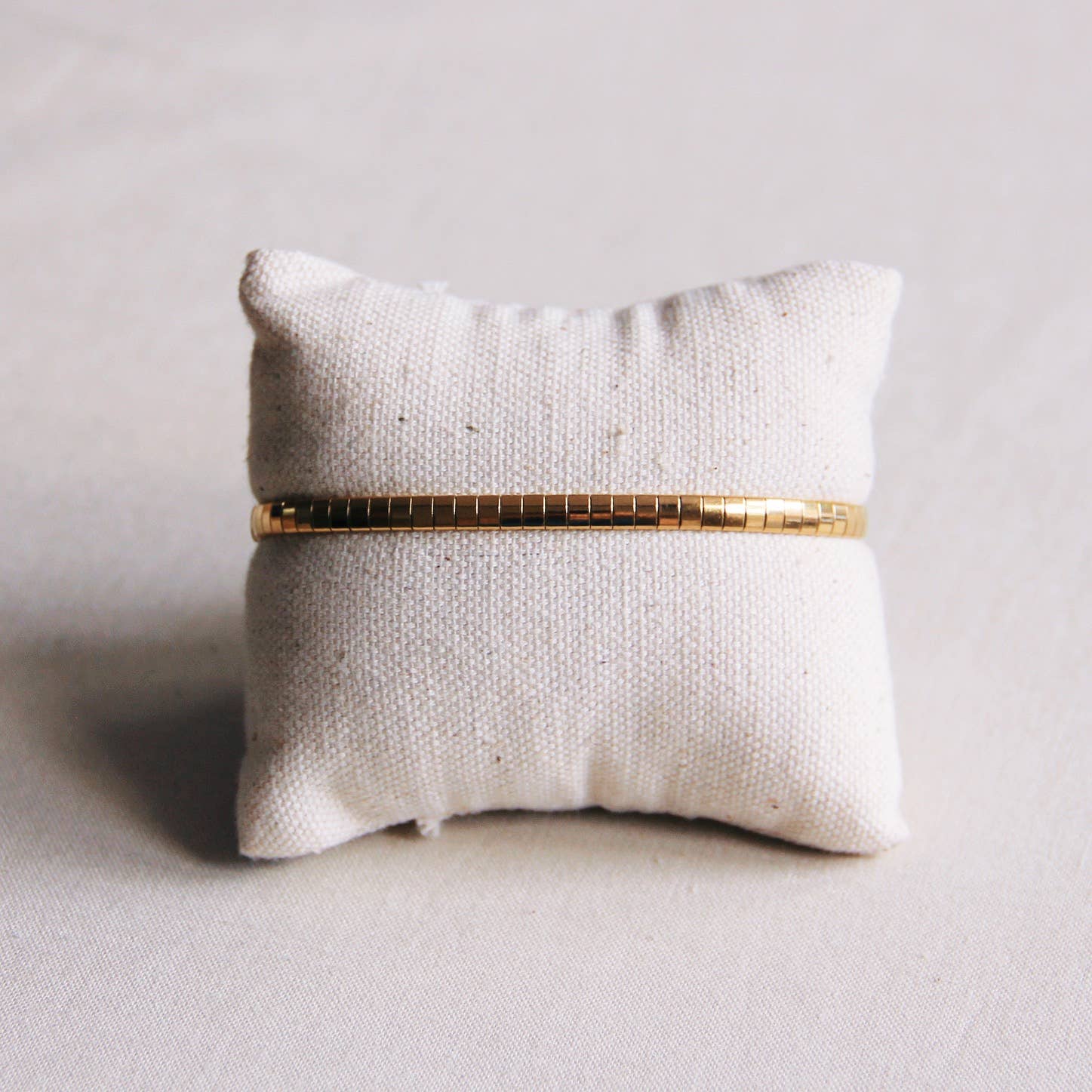 Bazou - Wholesale Charm/Dangle Bracelet - Steel Flat Bracelet Striped - Gold1