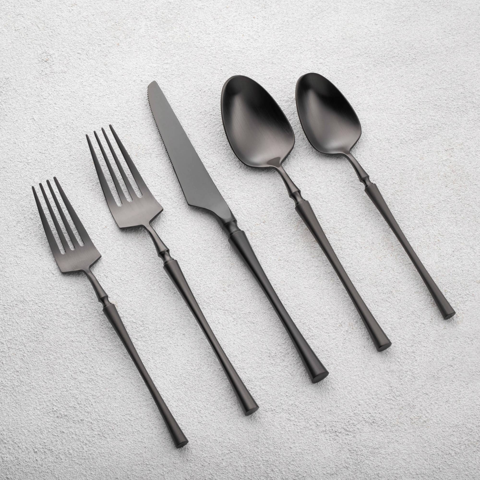 Kadra Kitchenware - Wholesale Flatware Set - Vikko Dine Irene BRUSHED  18/10 Flatware 20 Pc Set0