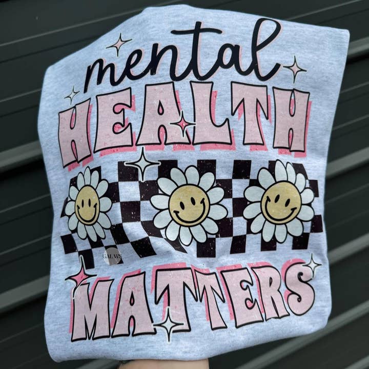 Mental Health matters tee or sweatshirt for wholesale by Gunpowder and lace wholesale