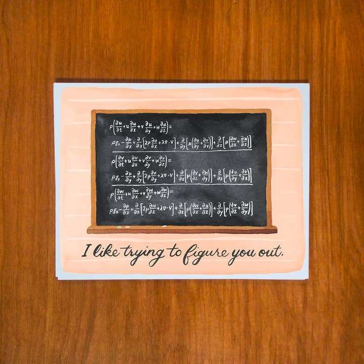 Boîte d'équation pour la vente par Pretty Bird Paper Co.