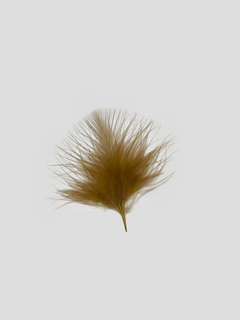 Marabou 7 cm Camel voor wholesale door Enkels Feathers