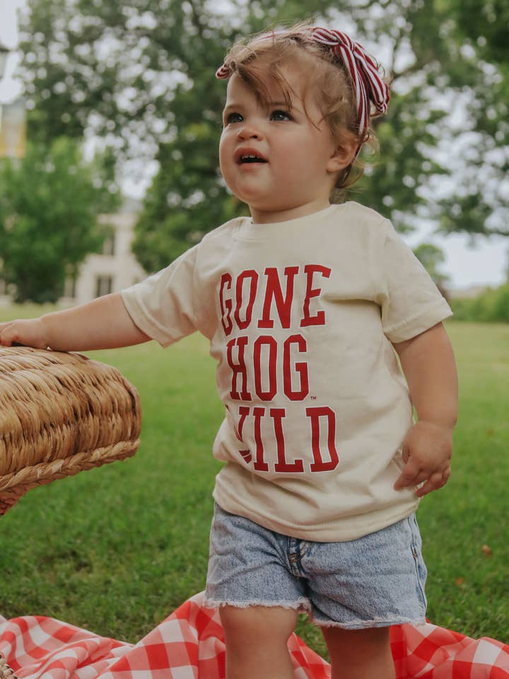 CHARLIE SOUTHERN - Wholesale Screen Printed T-Shirt - Kids - Gone Hog Wild Toddler T-shirt2