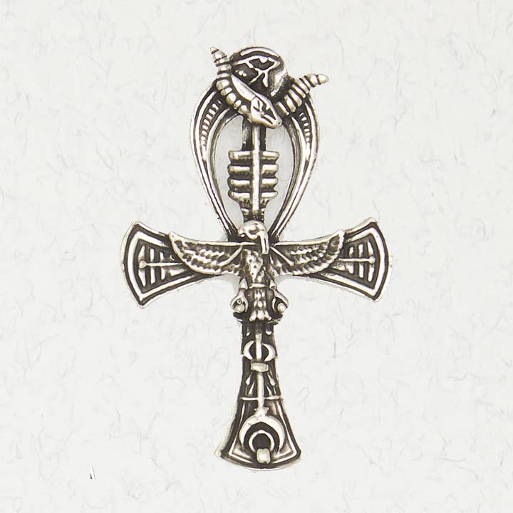 Egyptian Pewter Pendant Necklace - Ankh for wholesale by Nirvana LLC